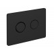 Кнопка ACCENTO CIRCLE для AQUA 50 пневматическая пластик черный матовый