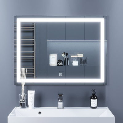 Зеркало для ванной Uperwood Tanos 80 x 80 см, с led-подстветкой и подогревом