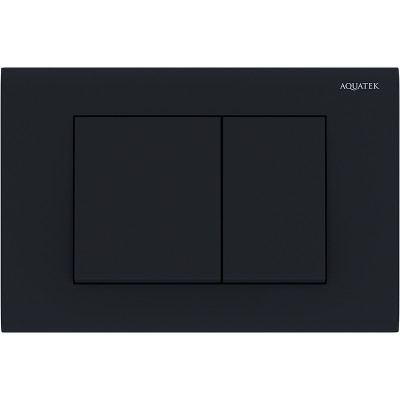 Панель смыва Aquatek Черная матовая (клавиши квадрат) KDI-0000012
