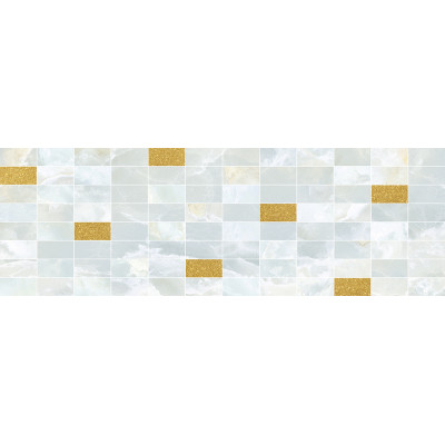 Eden Декор мозаичный светло-голубой золото MM60156 20х60