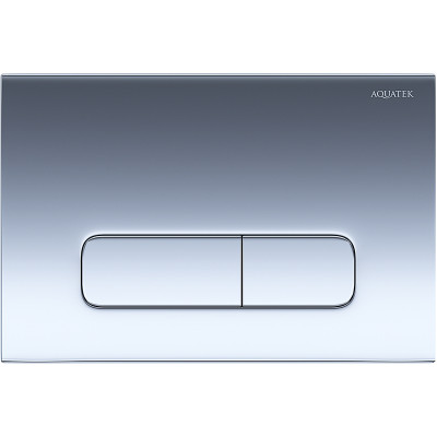 Панель смыва Aquatek Хром глянец (клавиши прямоугольные) KDI-0000016